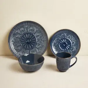 Umbrale Home Set Vajilla 24 Piezas Marino Cerámica