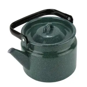 FANTUZZI | Tetera 2 Litros acero esmaltado verde Fundo Fantuzzi