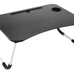 GENERICO | Mesa Cama Desayuno Madera Bandeja 40x60x28cm NEGRO
