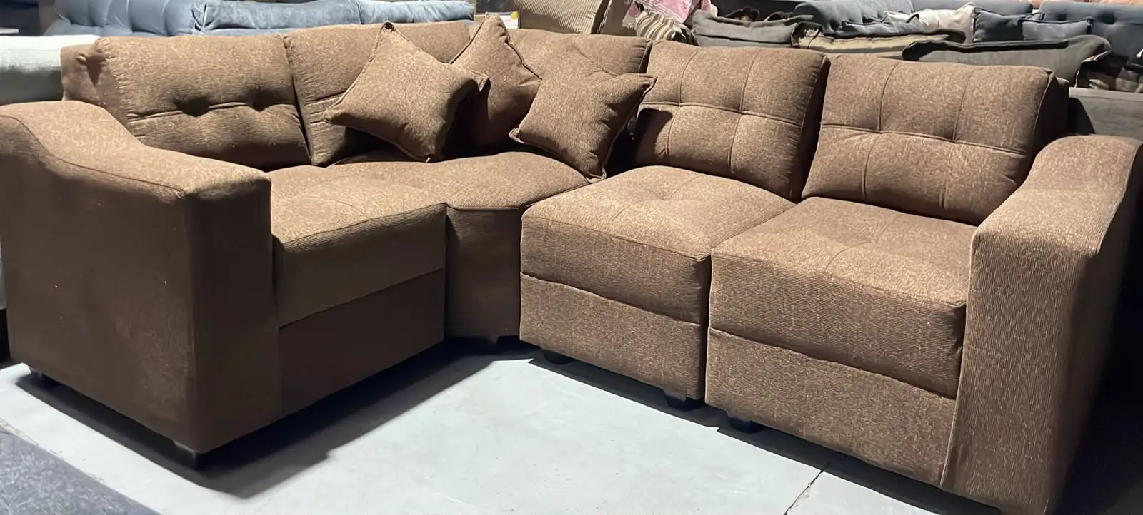 Sillón Modular Café 4 Cuerpos
