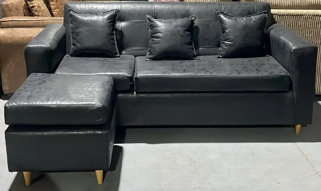 Sillon Reversible Negro 3cuerpos