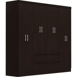Clóset 8 Puertas 4 Cajónes Café